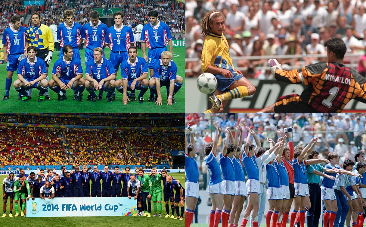 En total se han disputado 16 partidos por el tercer puesto en los mundiales, siendo Alemania el más ganador con tres, seguido de Polonia, Francia y Brasil con dos cada uno.