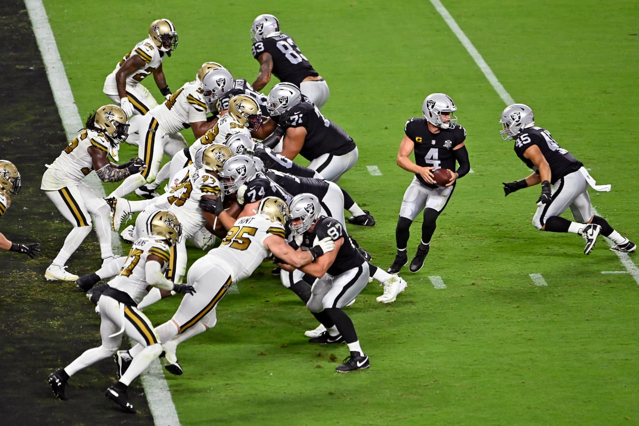 Las Vegas Raiders consiguen llevarse el Monday Night Football frente a los New Orleans Saints con un marcador de 24-34 a favor.