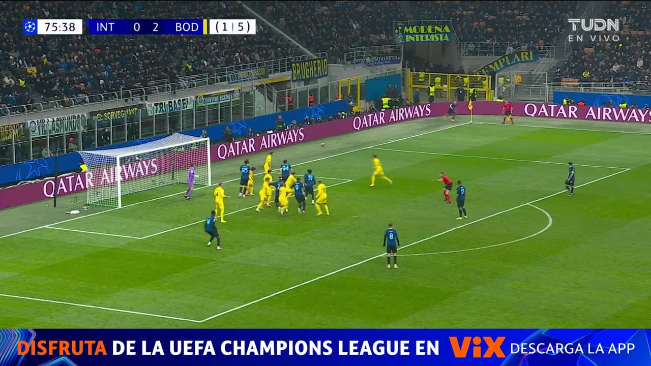 ¿Entró ese balón? Gol de Bastoni y el Inter pone el de la honra