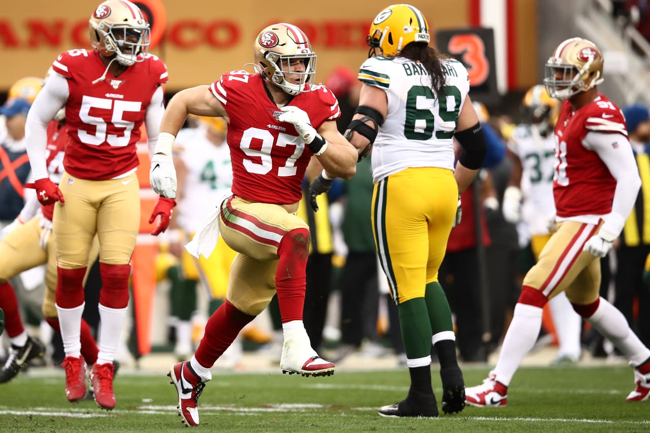 La defensiva y el ataque terrestre guían a los San Francisco 49ers a su séptimo Super Bowl.