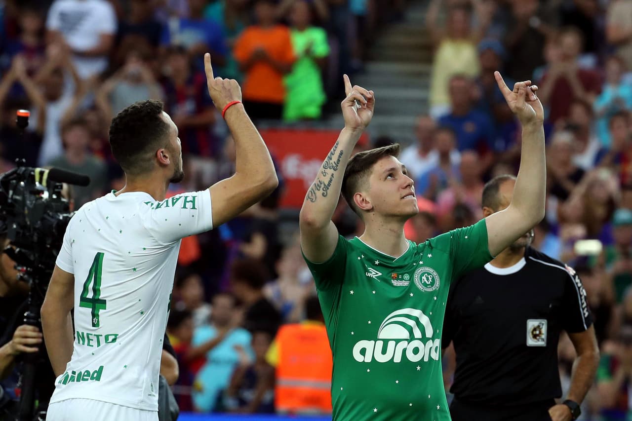 El agradecimiento de los jugadores sobrevivientes al mundo ha sido una constante luego del accidente. Por eso, esta jornada también fue especial.