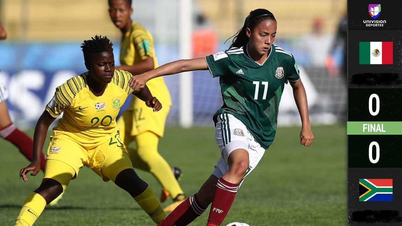 ¡Con polémica! Tri Femenil empata en debut del Mundial Sub-17 ante Sudáfrica 
