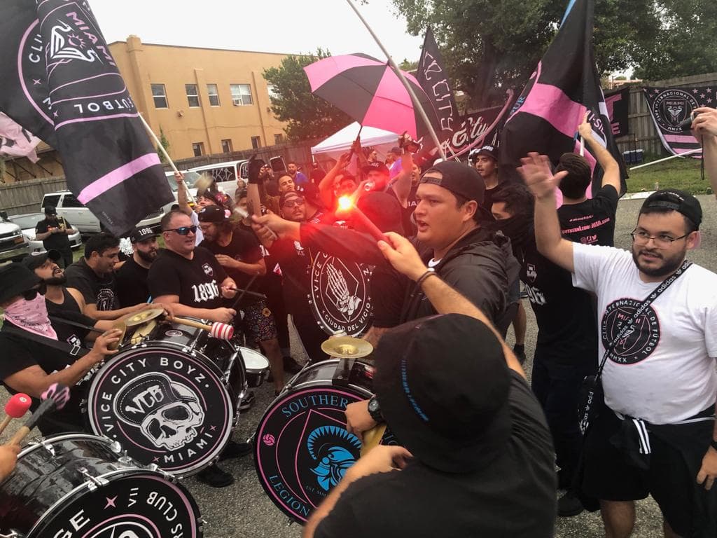 La afición del Inter Miami se hizo presente en Orlando.