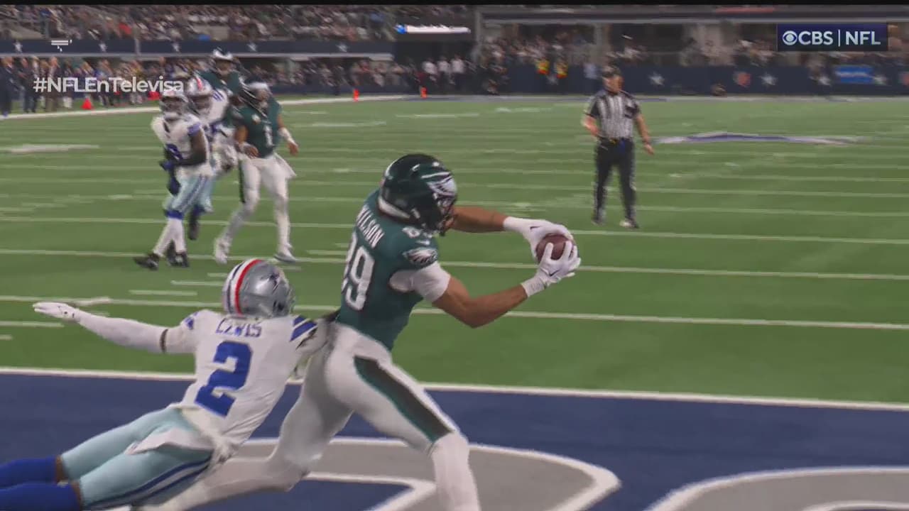 ¡TD Eagles! Hurts con otro pase de touchdown, ahora con Wilson