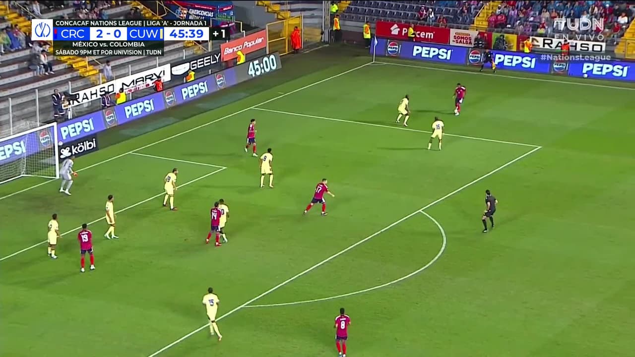 ¡Mora está encendido y firma su doblete! Gol de Costa Rica