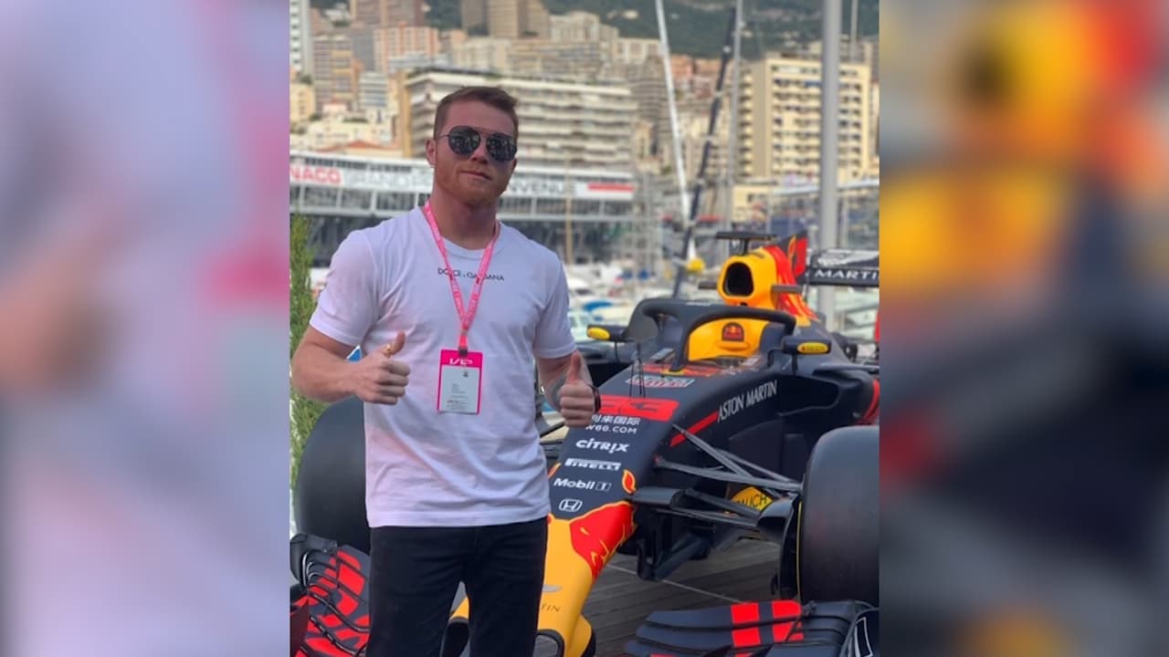 ‘Canelo’ Álvarez y Nico Castillo acudieron al GP de Mónaco