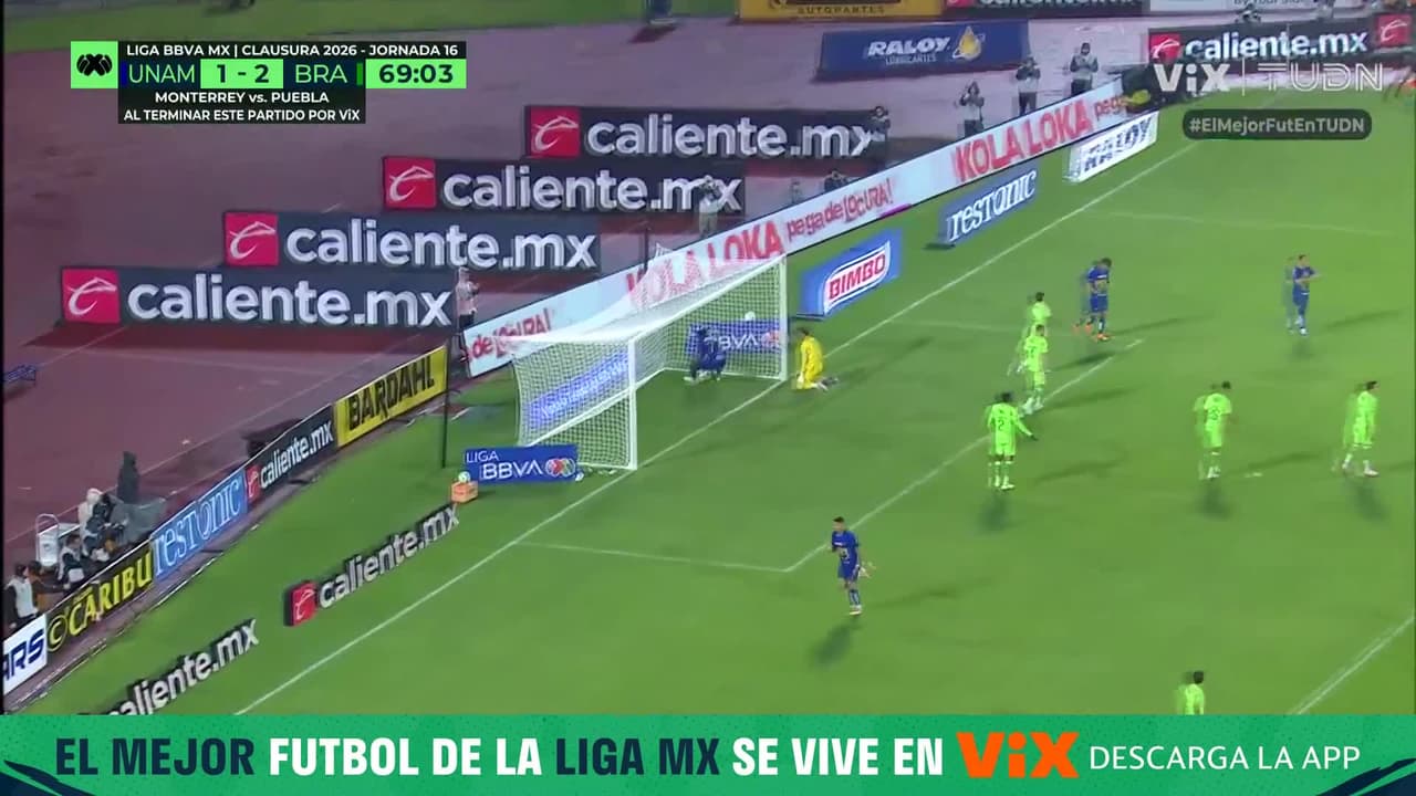 ¡¡Gooool de Pumas!! El Memote con la especialidad de la casa ya empata el partido
