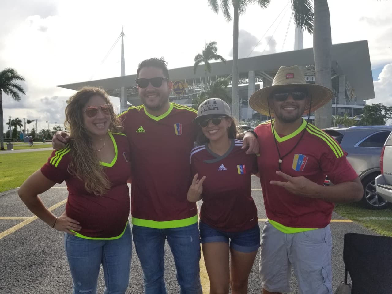 También los venezolanos llegaron al escenario donde su selección iniciará su preparación para la Copa América 2019.