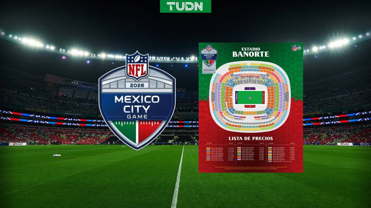 Precios de boletos del partido Vikings vs. 49ers de la NFL en México