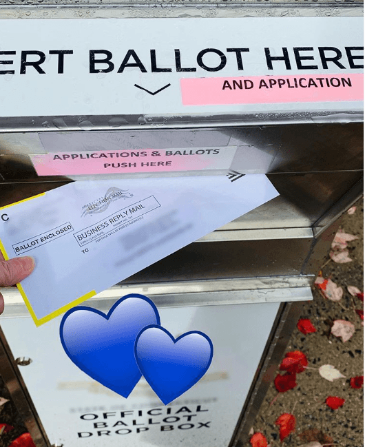 Anne Hathaway | Así mostraron su voto las celebridades en sus redes sociales.