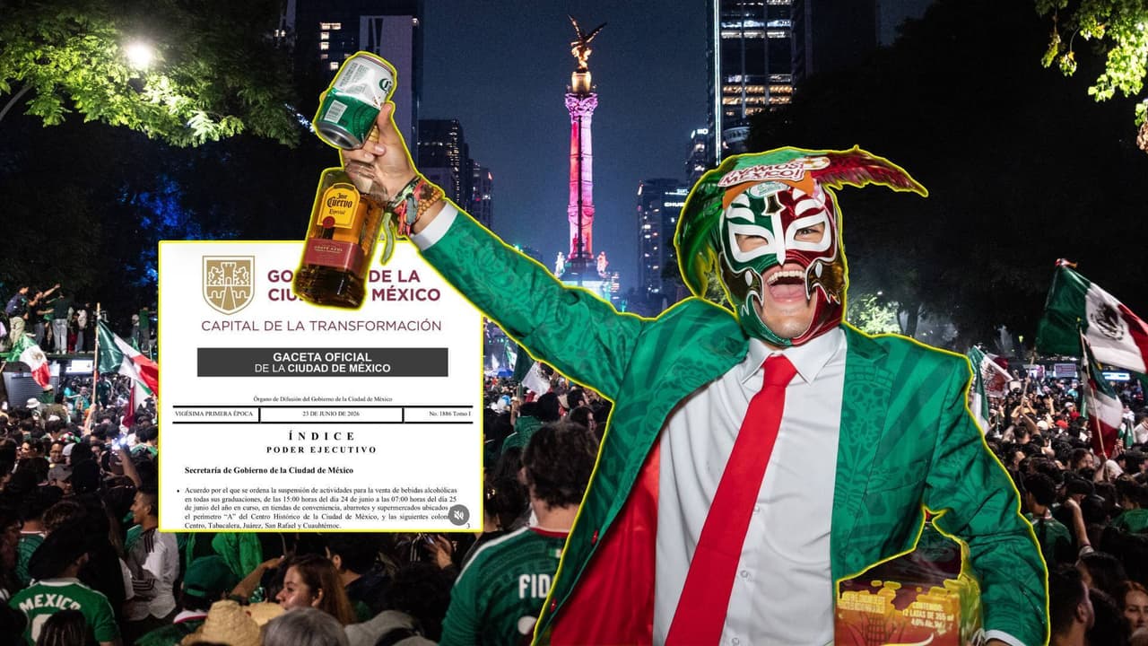 Gobierno de Ciudad de México confirma Ley Seca para el partido de México vs. Chequia