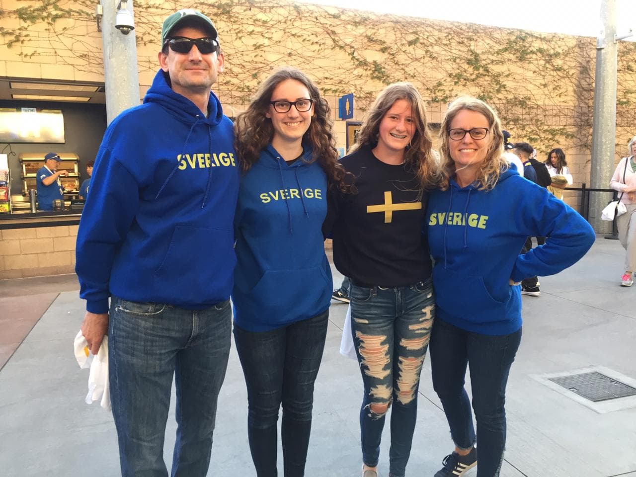 Desde Suecia llegaron estos fanáticos para ver a Zlatan Ibrahimovic y LA Galaxy.
