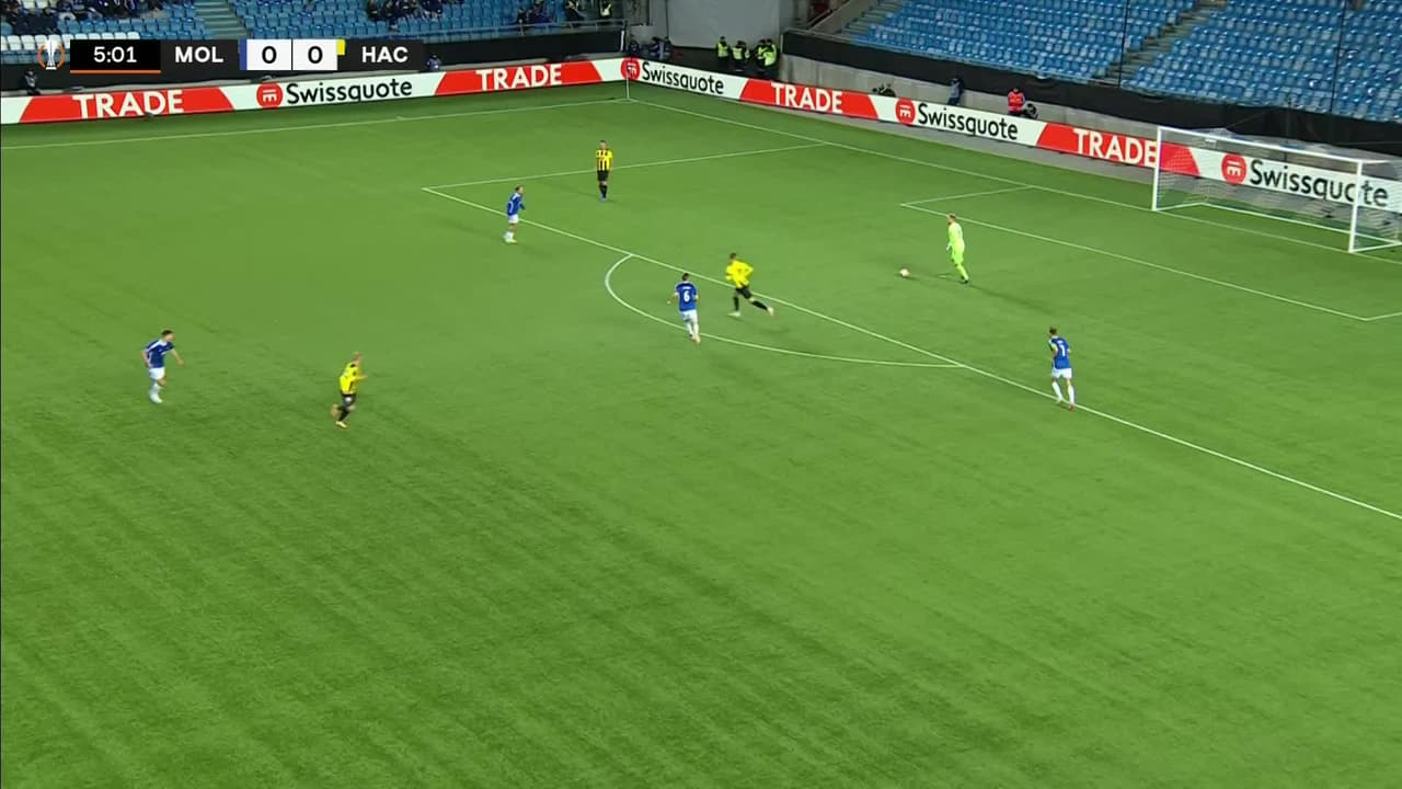 ¡GOL!  anota para Molde. Fredrik Gulbrandsen