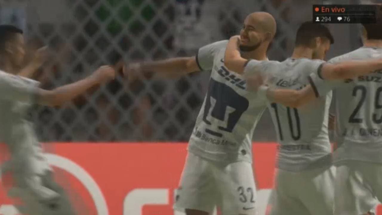 Los universitarios cayeron por cuarta ocasión consecutiva en la eLiga MX.