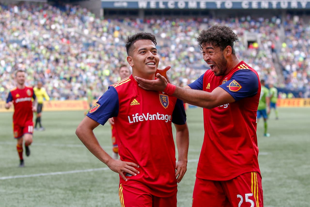 Gran gol de Sebastián Saucedo da ajustado triunfo al Real Salt Lake en Seattle