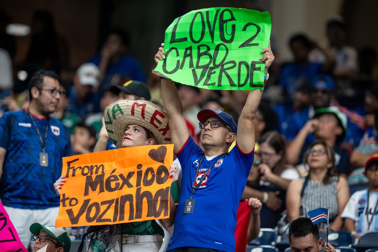 Afición de México en el Cabo Verde vs. Arabia Saudita del Mundial 2026.