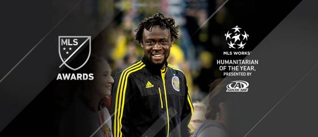 Kei Kamara fue distinguido como el jugador Humanitario del Año de MLS Works