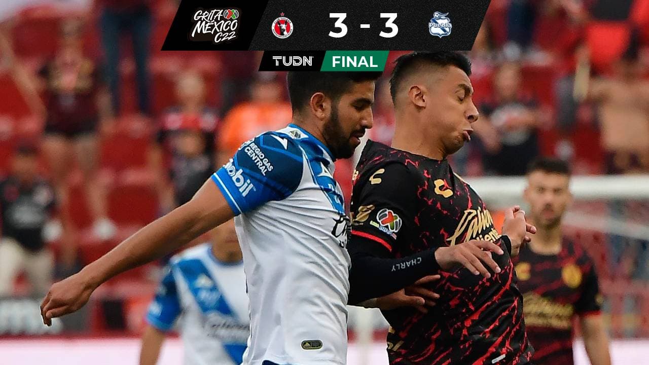 Puebla rescata el empate ante Xolos en el último minuto