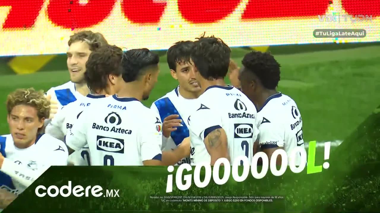 ¡Golazo del Puebla! Monarrez abre el marcador ante Puebla