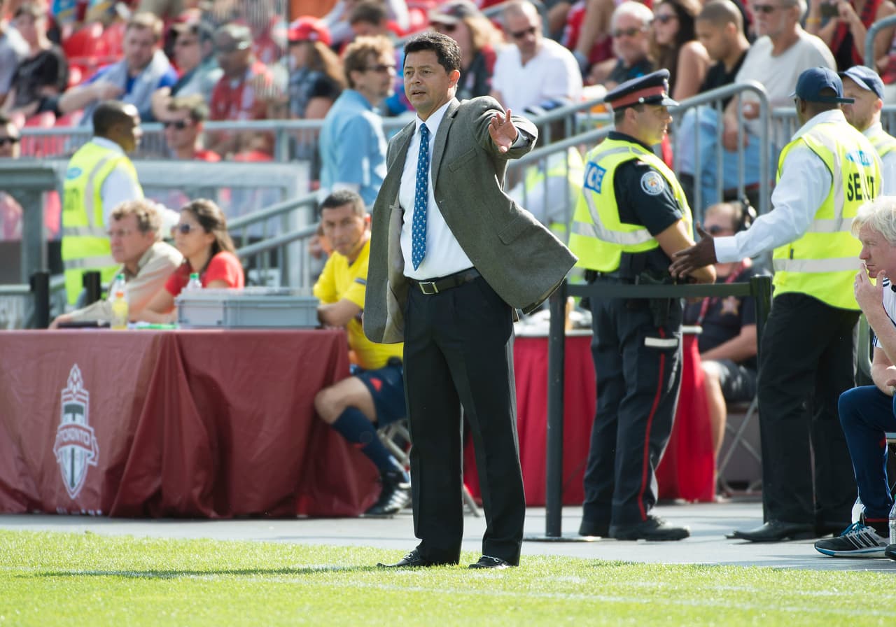 Wilmer Cabrera en su época con Chivas USA.