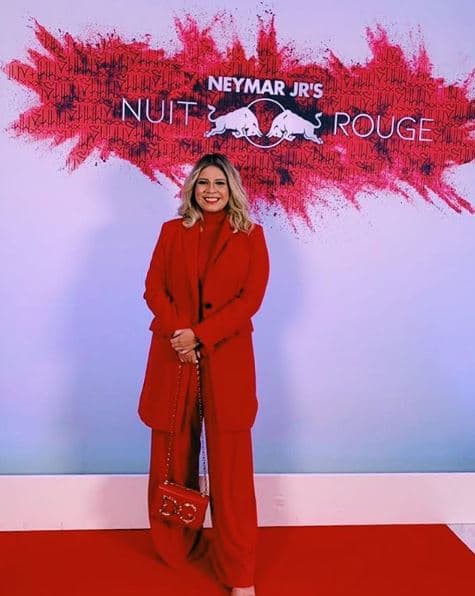 Marilia Mendoça fue otra de las cantantes estrella que alegraron a Neymar y sus invitados.