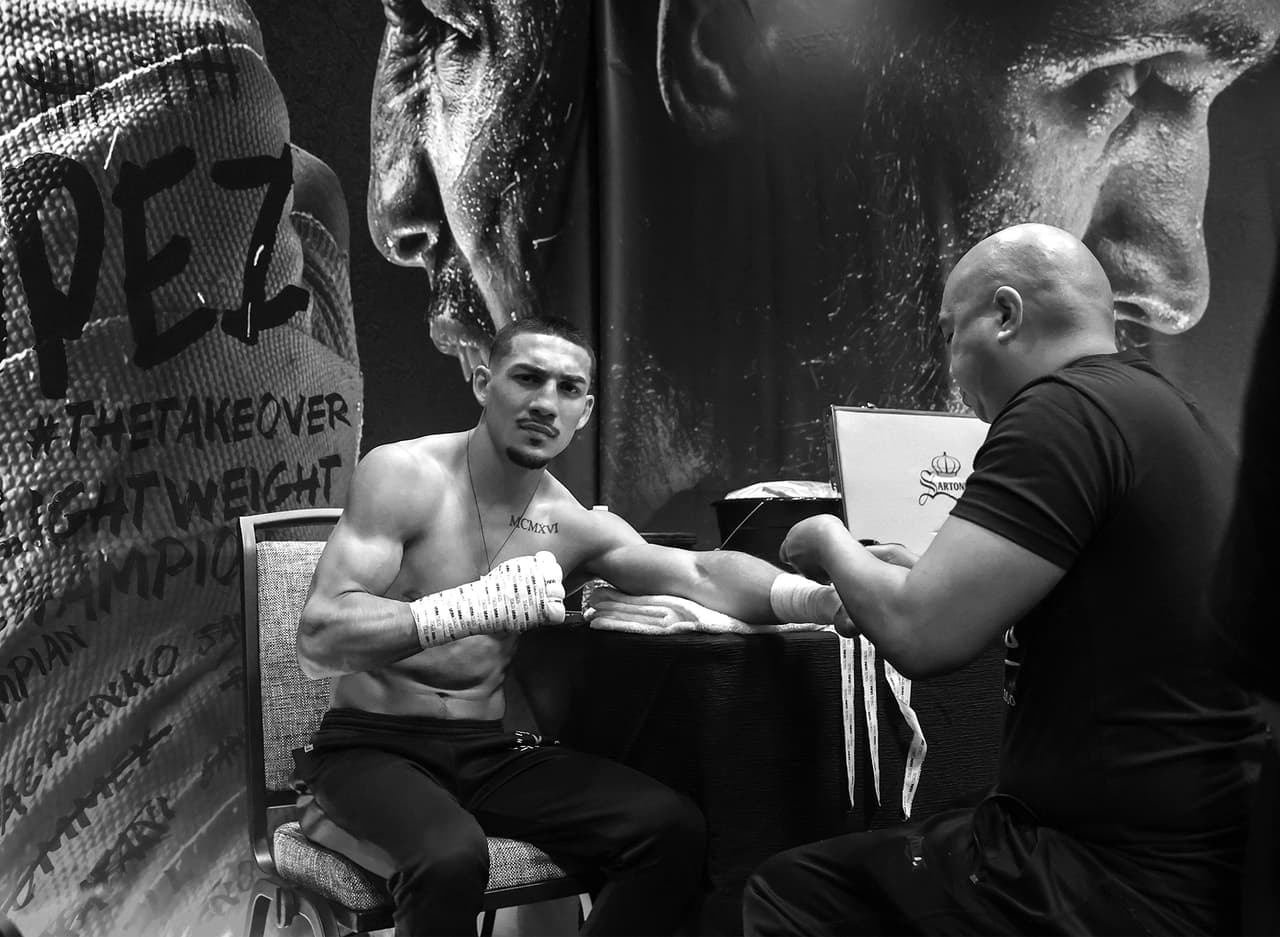 Así se vivieron los instantes previos al combate por la unificación de los títulos CMB, AMB, OMB y FIB.