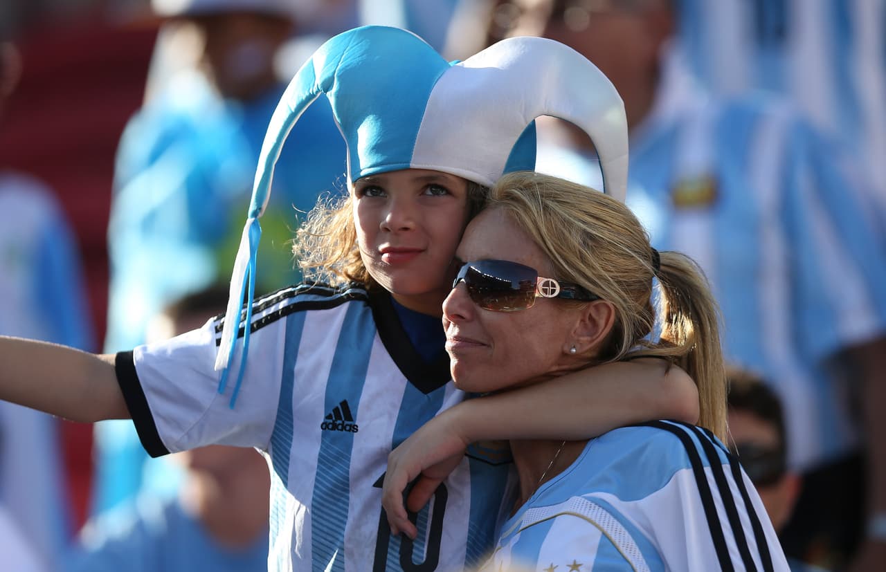 Seguidores de Argentina en Santa Clara, California.