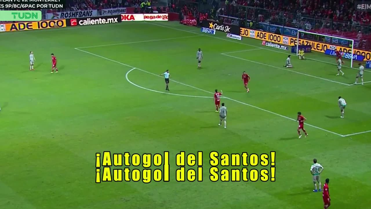 ¡Autogol del Santos! Terrible error del conjunto de los laguneros