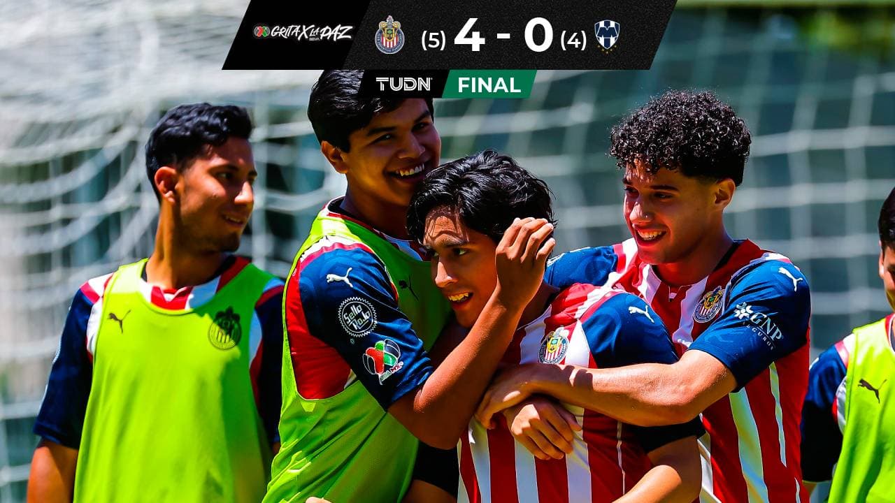 Ariel Castro se lució participando en tres goles de Chivas para derrotar a Rayados Sub 18
