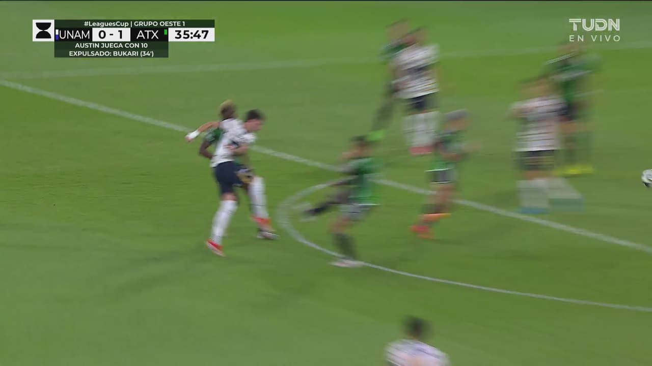 Bombazo de Pusetto y Pumas se quedó a nada del empate en Austin