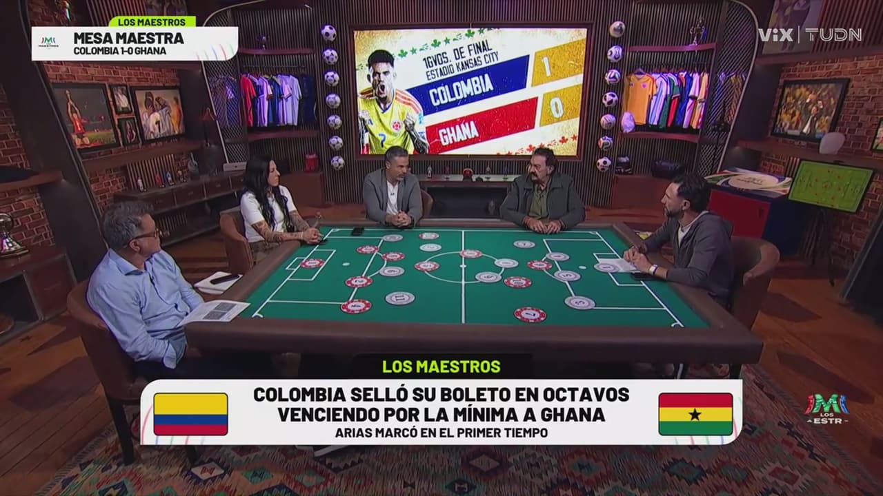 Los Maestros | ¿Colombia fue dominante o Ghana no propuso?