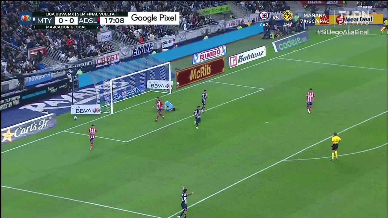 ¡TIRO ATAJADO! disparo por Sergio Canales.