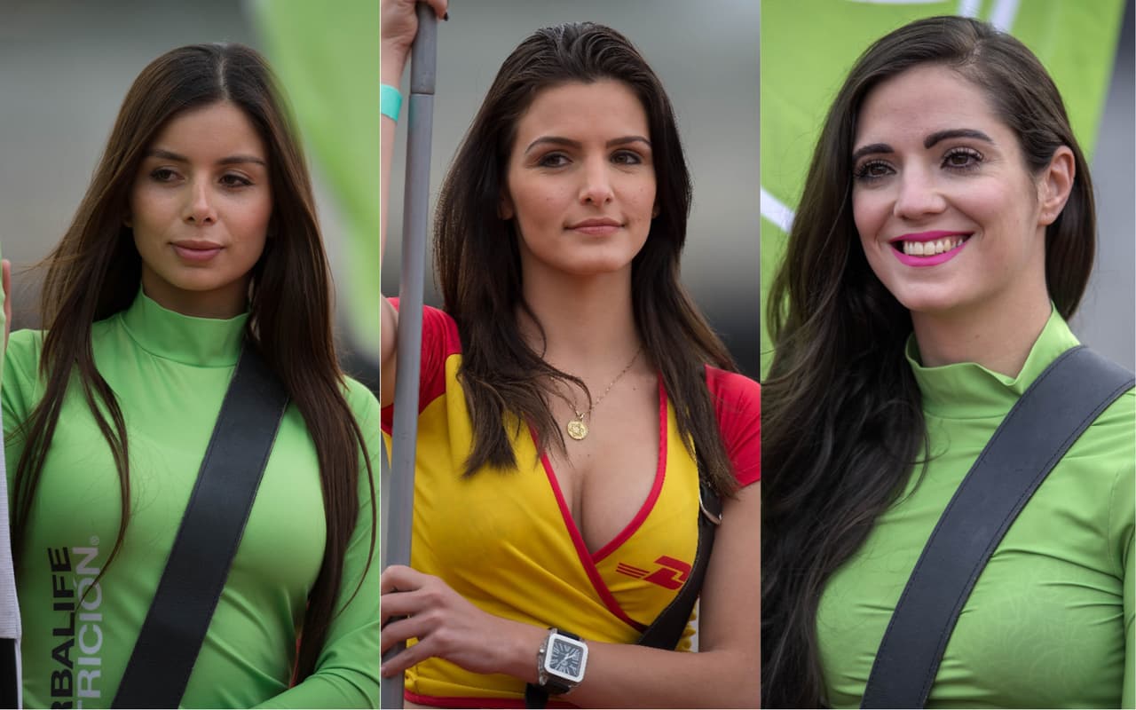 La belleza de las animadoras se convirtió en un ingrediente especial en la fiesta de los cuartos de final en su comienzo, durante los partidos de ida de la Liguilla del Clausura 2018.