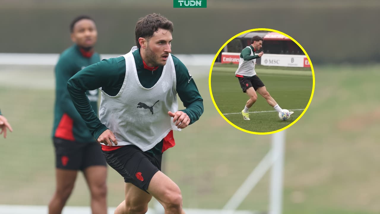 ¡Primeras imágenes! Así fue el regreso de Santi Gimenez con Milan