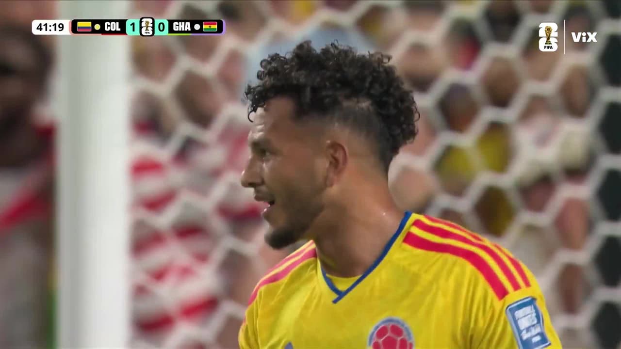 ¡Luis Suárez a nada del 2-0 de Colombia a Ghana en el Mundial 2026!