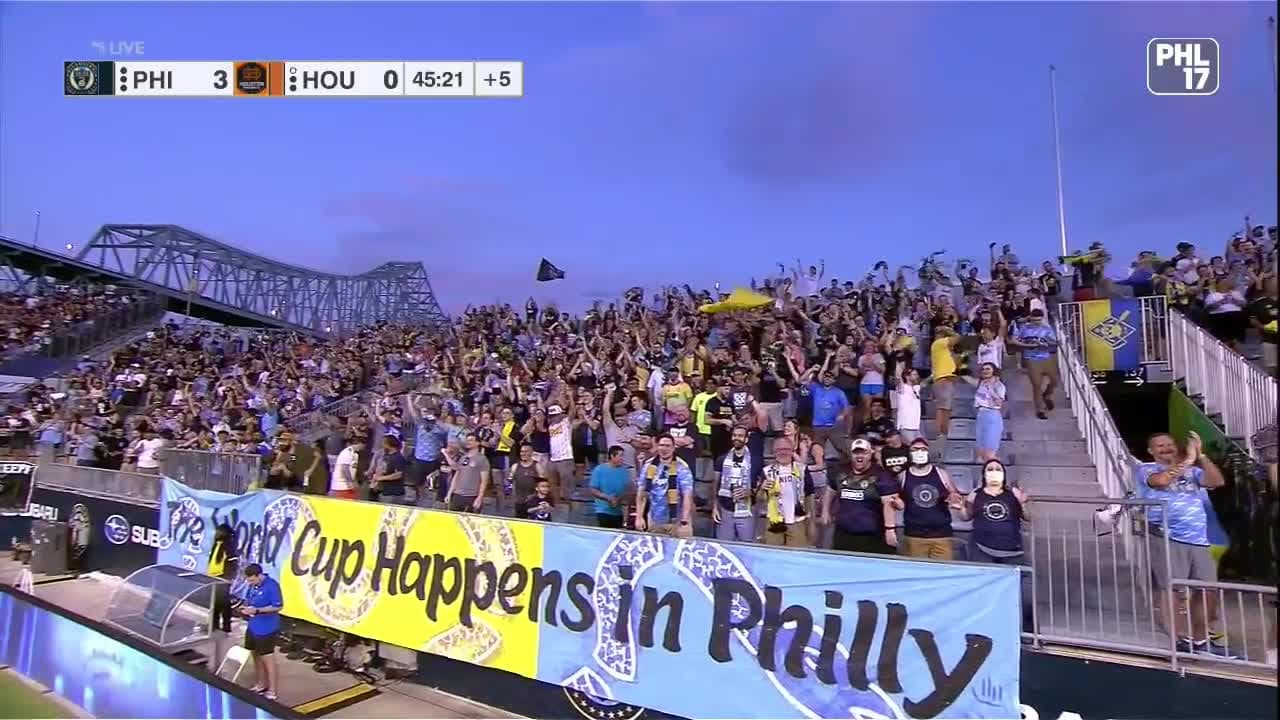 Danés Mikael Uhre quema la red y ya Philadelphia golea al Dynamo Héctor Herrera