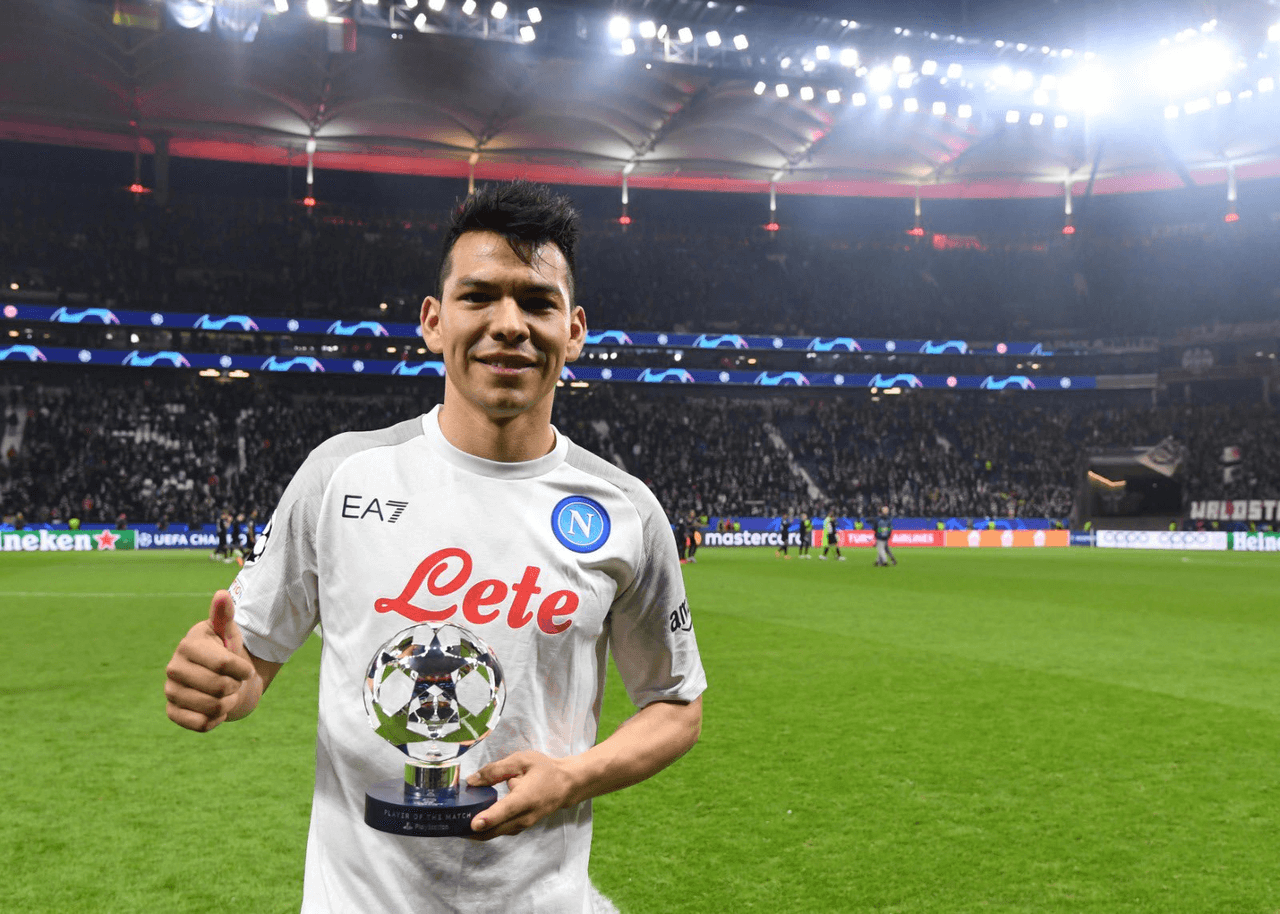 'Chucky' Lozano gana el MVP tras partido redondo ante Frankfurt