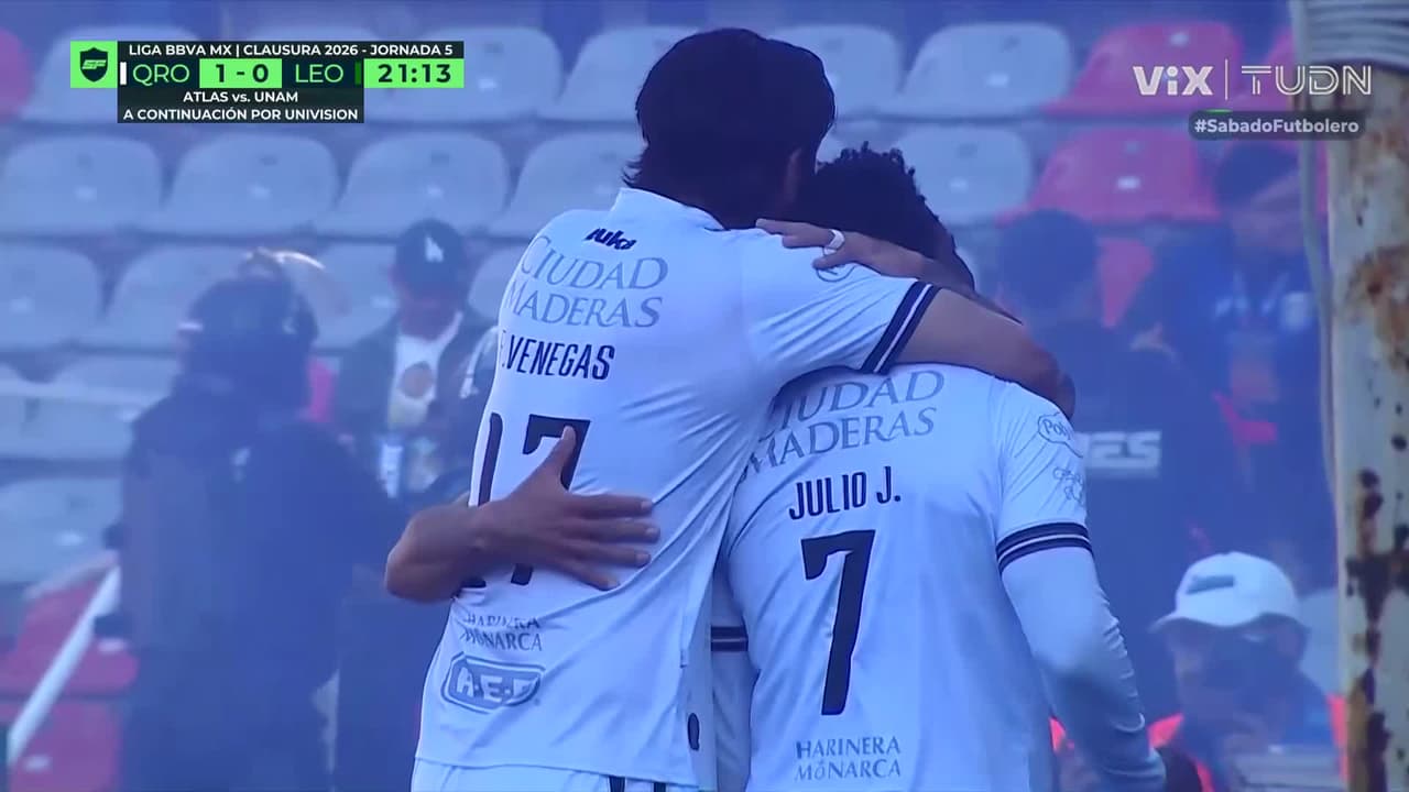 ¡Los Gallos cantan en casa! Bombazo de Jhojan Julio para el 1-0