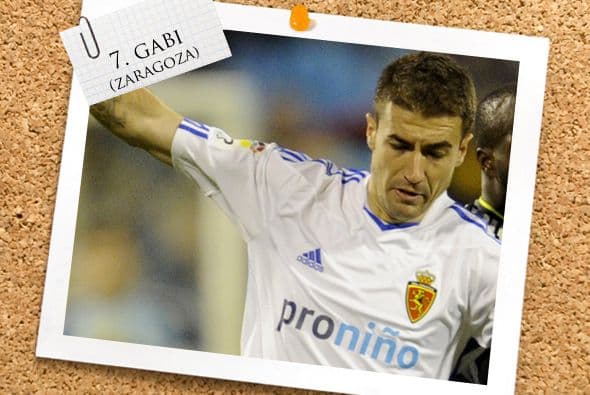 El Zaragoza de Javier Aguirre sacó una valiosa victoria con un solitario gol de su capitán, Gabi, y por eso lo incluímos.