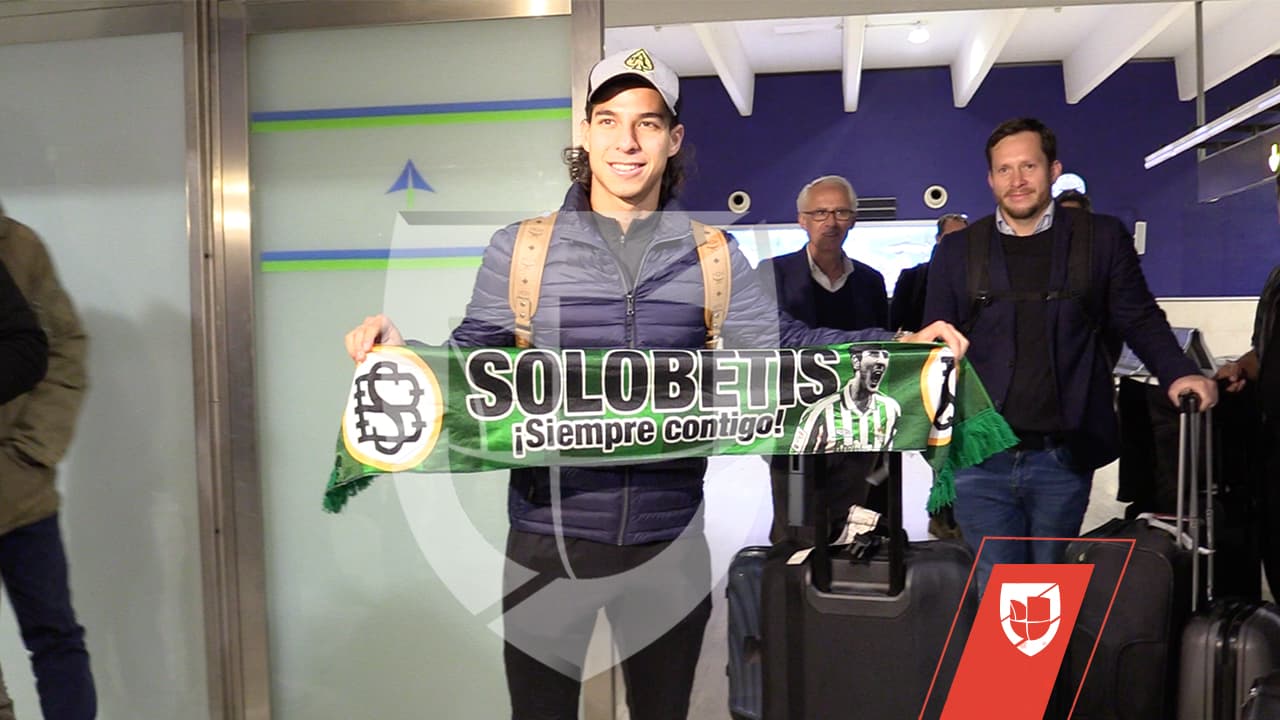 Diego Lainez ya está en Sevilla y podría presenciar el duelo ante el Real Madrid