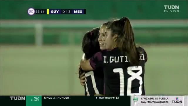 Estos fueron los goles con los que el Tri Femenil Sub-20 masacró a Guyana