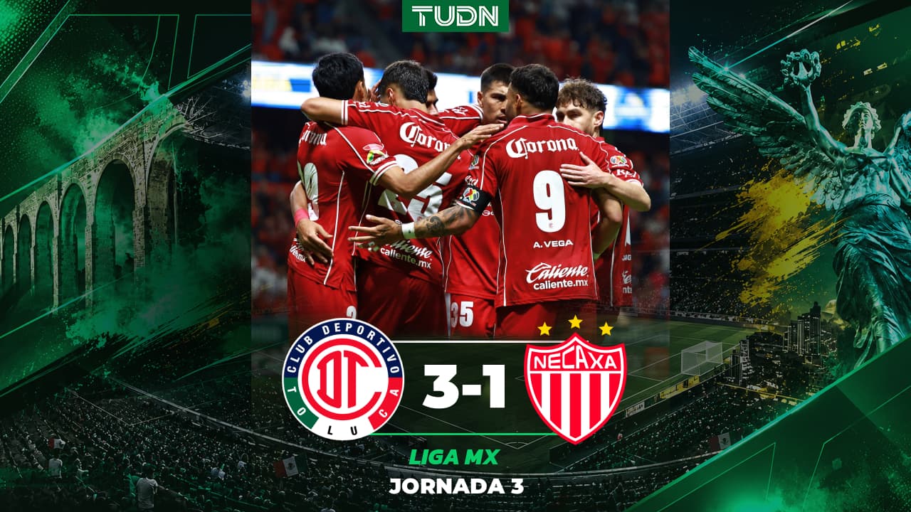 Toluca quita el invicto a Necaxa con debut de Federico Viñas