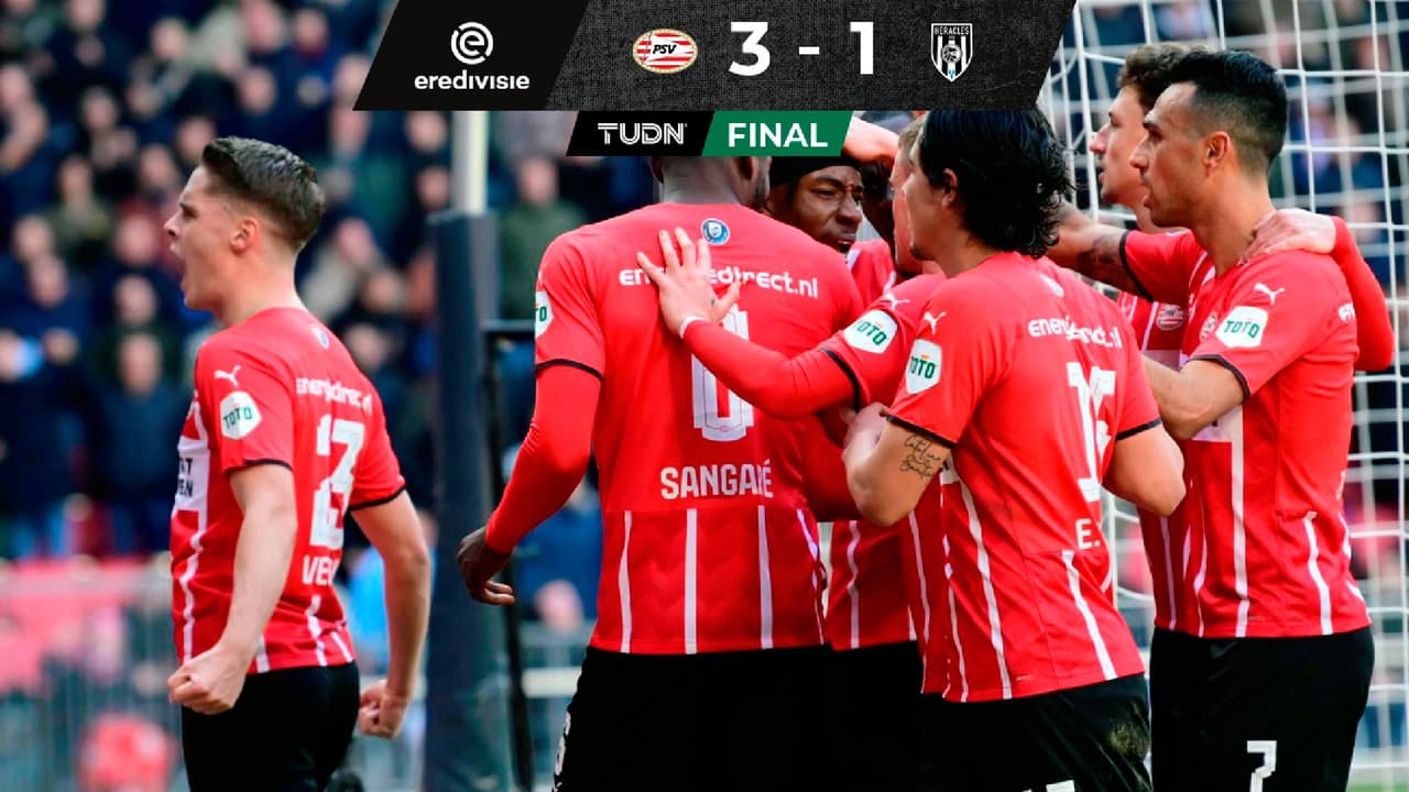 Erick Gutiérrez disputa 90 minutos en triunfo que acerca a PSV al liderato