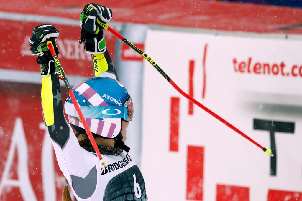 Estas son las mejores imágenes que deja este día de actividades en la Copa Mundial de la FIS en Courchevel, Francia, tras la prueba del Slalom Gigante de mujeres.