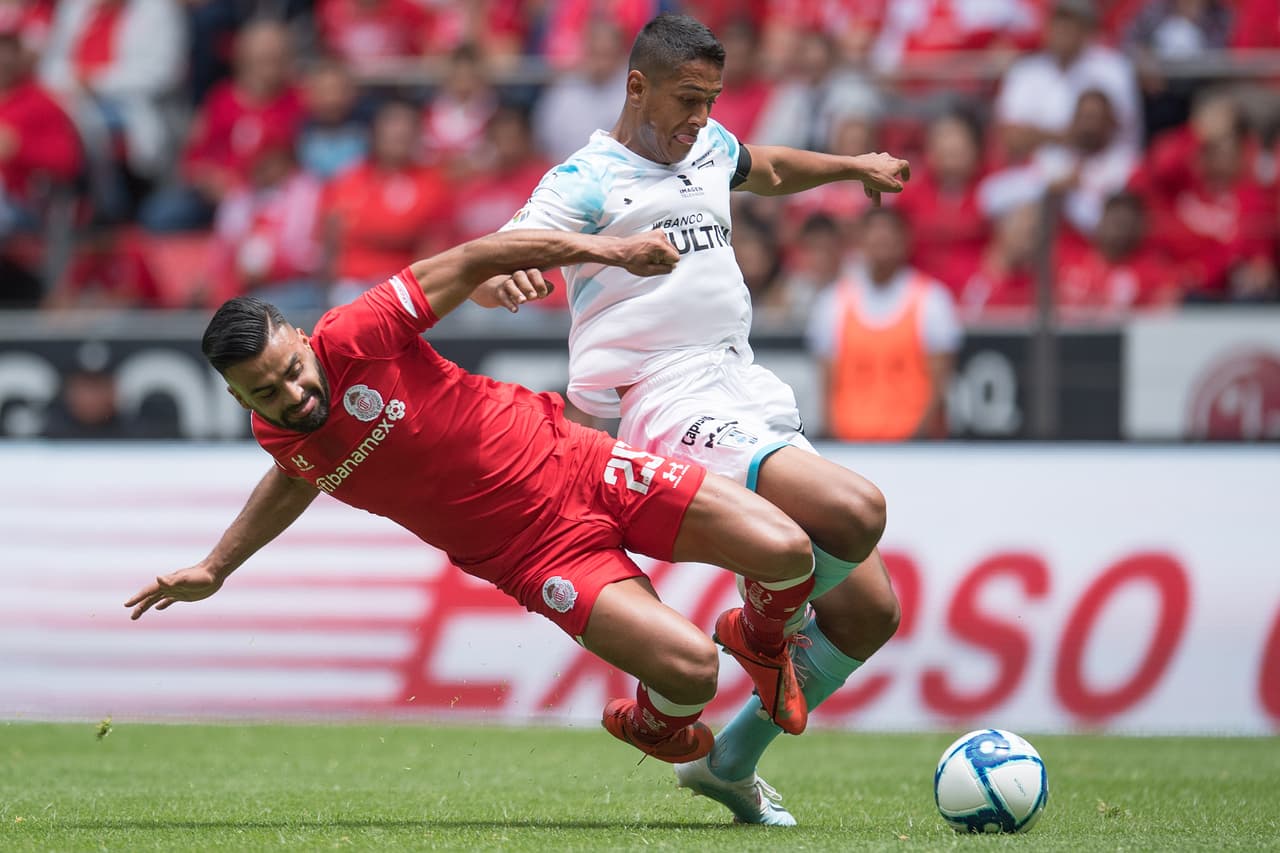 Partido correspondiente a la Jornada 1 del Apertura 2019 en el que el Querétaro se impuso 0-2 al Toluca en el Nemesio Diez.
<br>