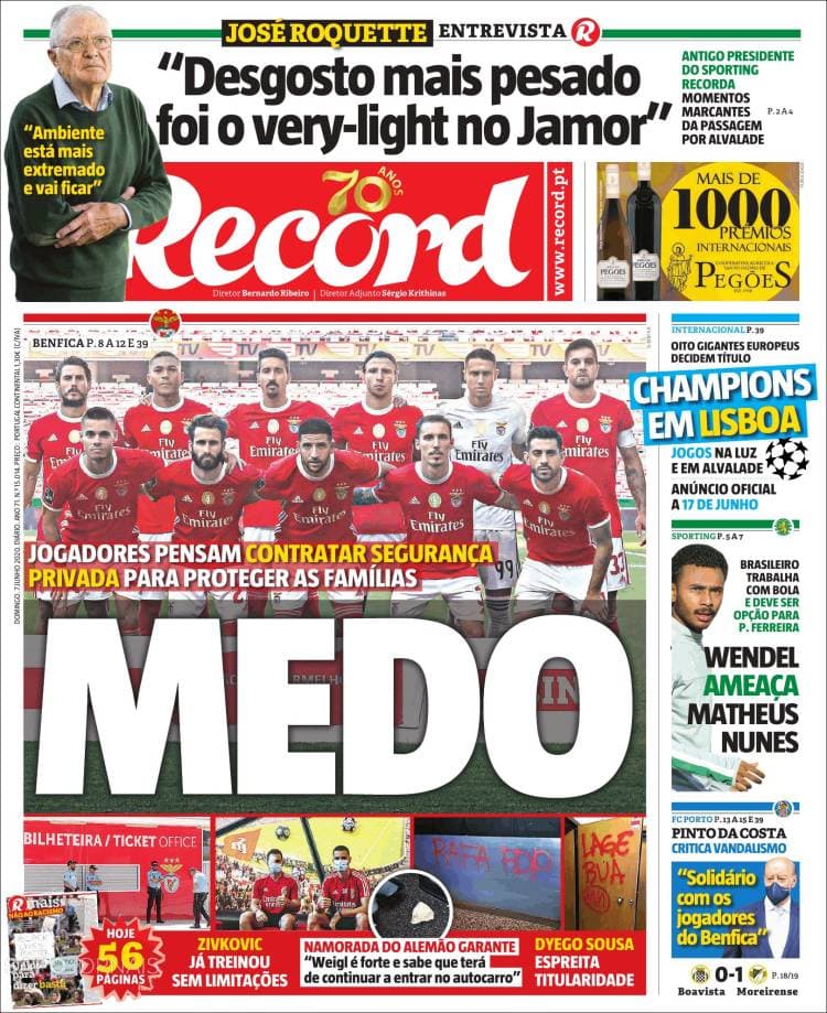 Así inicia la segunda semana de junio en el mundo deportivo, mostrando optimismo, unión y deseo de volver a ver a las estrellas del futbol detrás del balón.