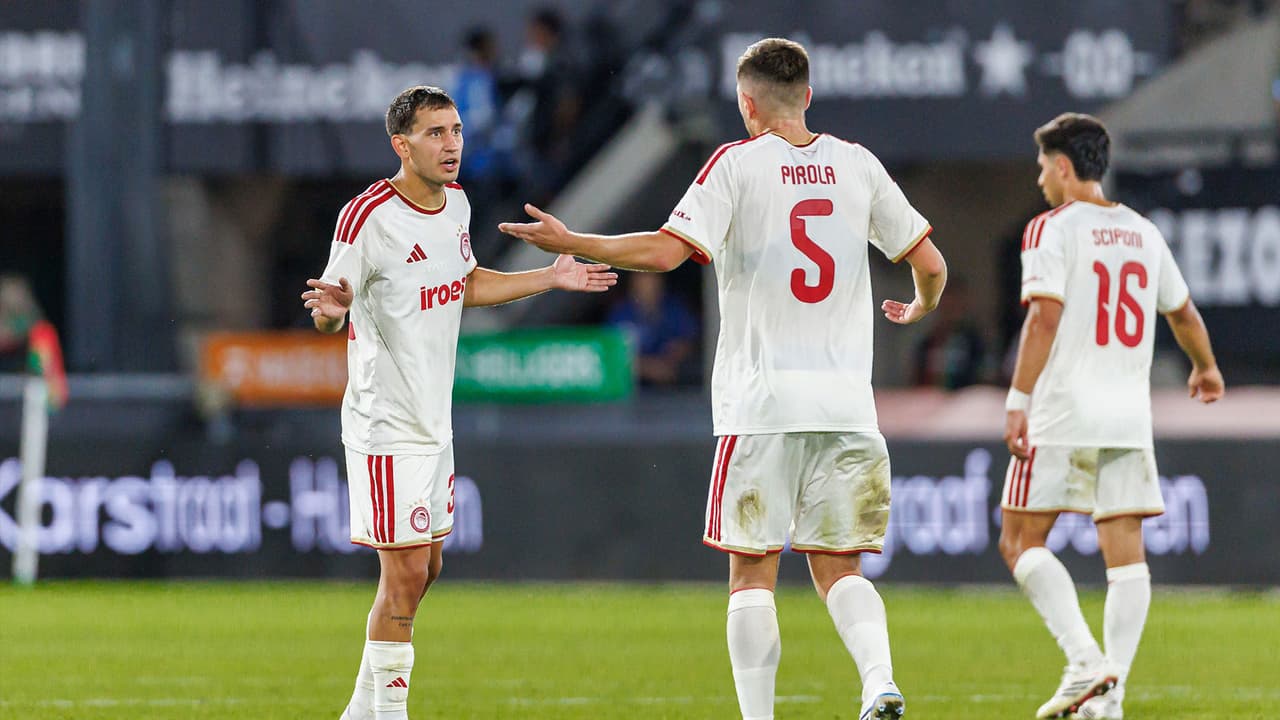 ¡Gol en contra! Le marcan al Olympiacos