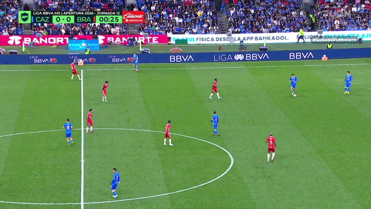 ¡TIRO ATAJADO! disparo por Paulinho.