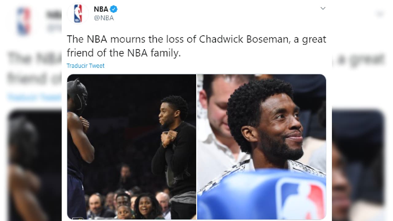 Los deportistas reaccionaron al fallecimiento del actor quien protagonizara ‘Black Panther’.