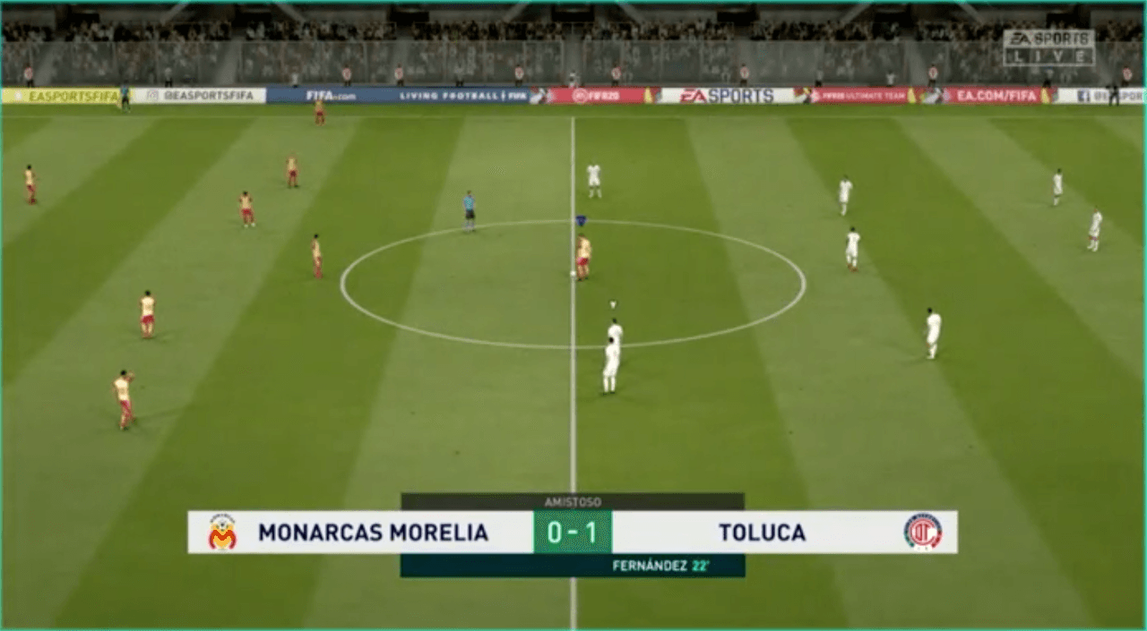 En el debut entre Monarcas Morelia y los Diablos Rojos de Toluca, el conjunto escarlata e impuso de forma contundente con doblete de Leo Fernández (22' y 60'), Canelo (28') y Gigliotti (80').